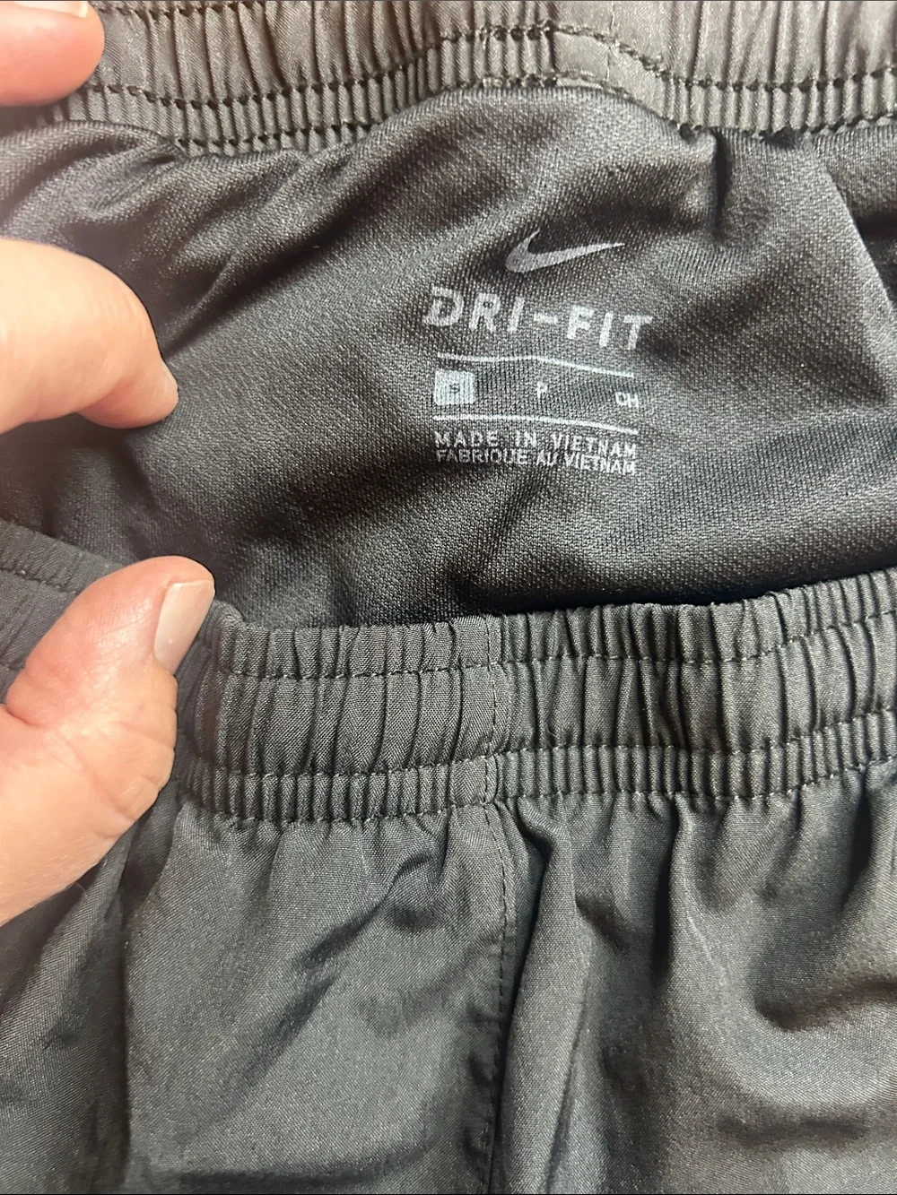 Nike Women's Black Athletic Shorts with Mint Trim